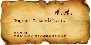 Augner Artemíszia névjegykártya